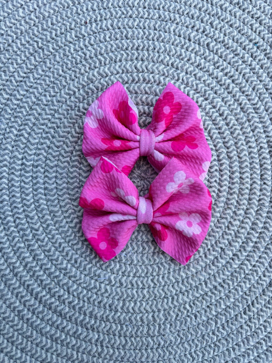 Pink Flowers Piggies