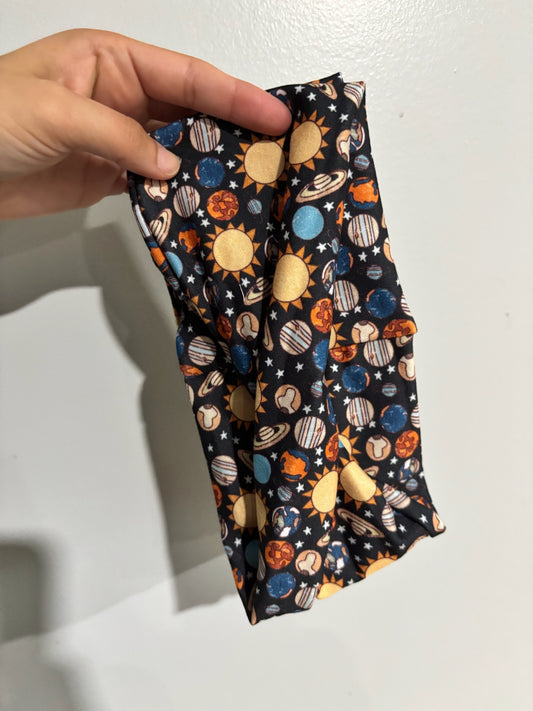 Retro Planets Twist Headband