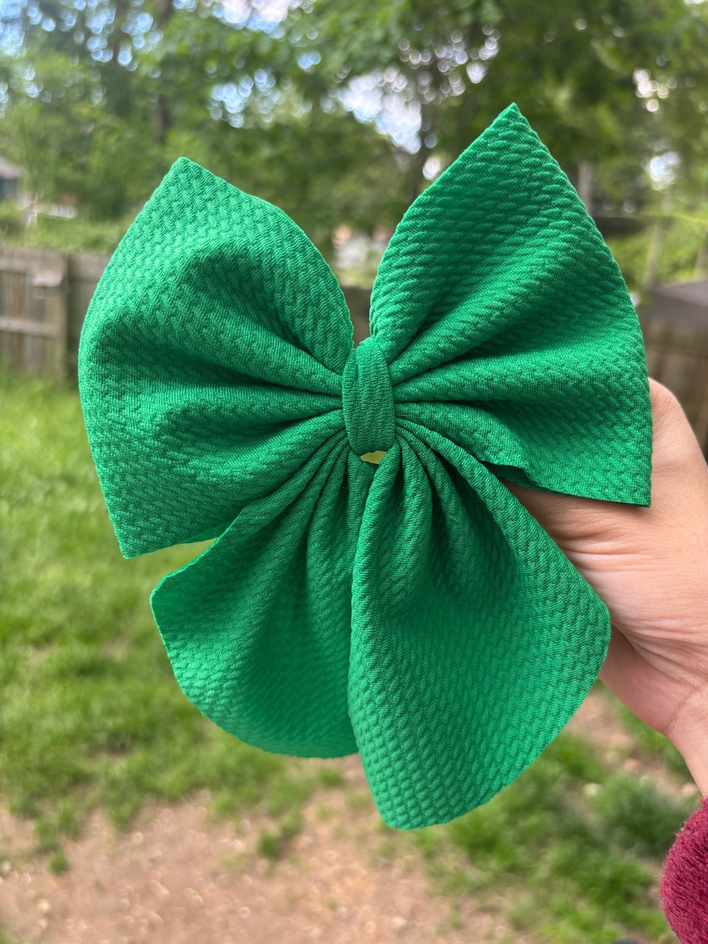 Wicked Green Sailor Bow