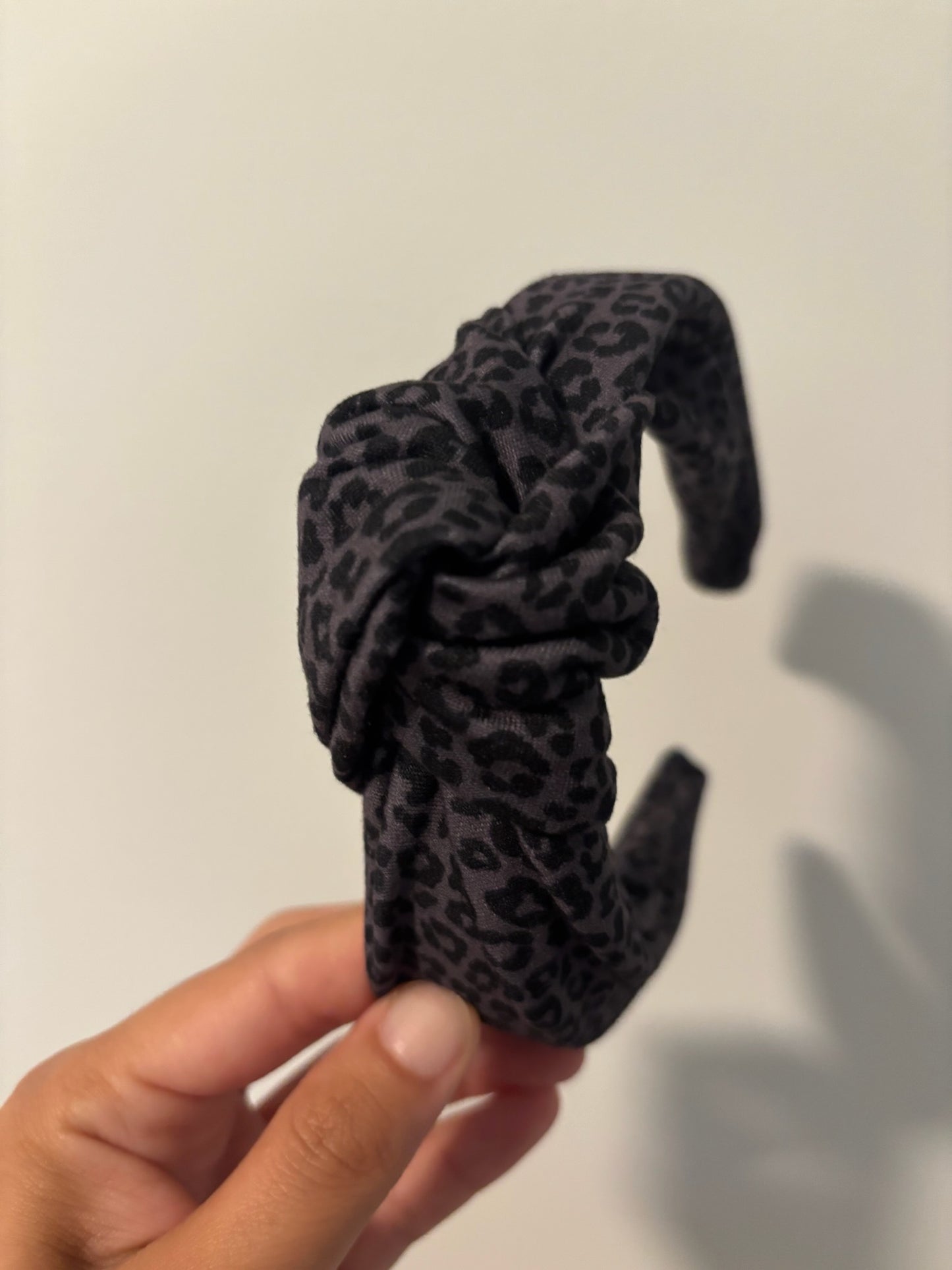 Dark Leopard Hard Headband