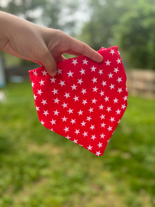 Red White & You Scrunchie Bandana