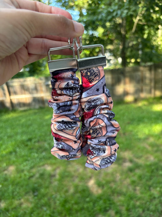 Wing & Wrath Scrunchie Keychain