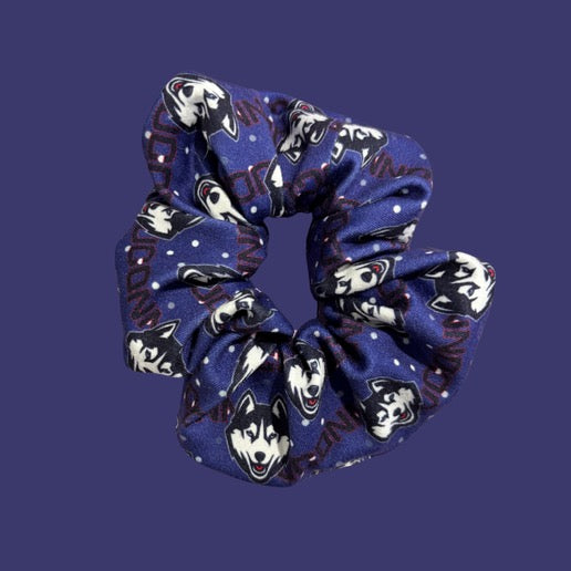 Bleed Blue Scrunchie