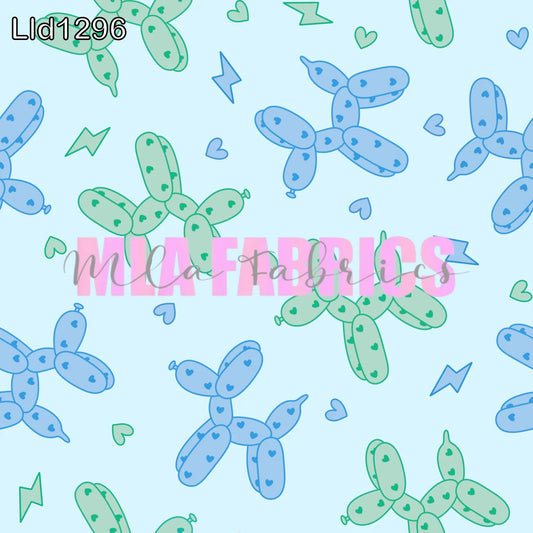 Green & Blue Balloon Dogs Preorder
