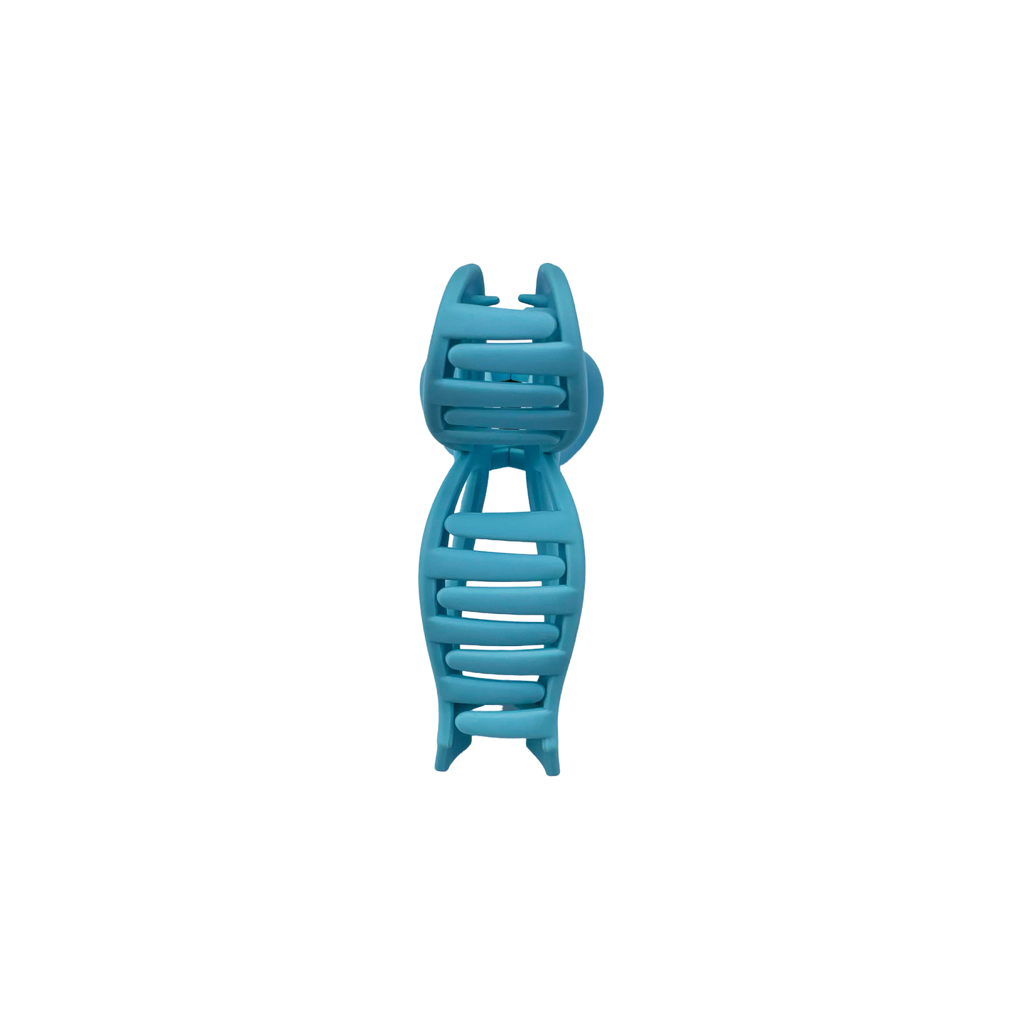 Robins Egg Matte Bow Claw Clip 