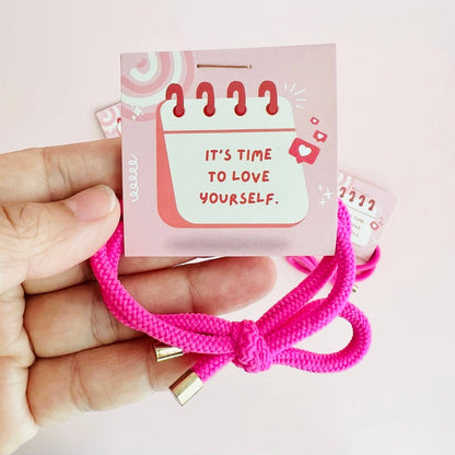 Love Yourself Hair Tie