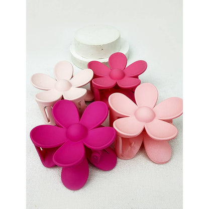 Pink Shades of Daisy Hair Clips