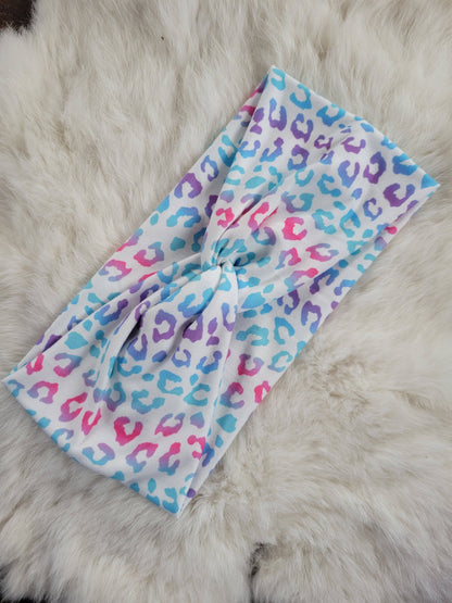 Ombre Leopard Willow Knot