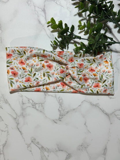 Romantic Spring Floral Willow Knot
