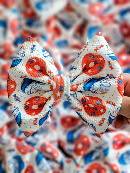 Savannah Bow-Patriotic Donuts